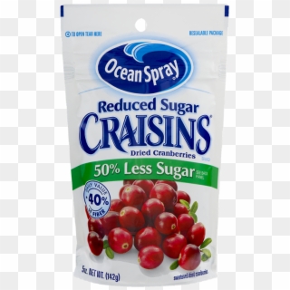 Ocean Spray Craisins Dried Cranberries Reduced Sugar, - Ocean Spray Cranberry, HD Png Download
