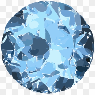 Blue Crystal, Blue, Graphic, Crystal, Hq Photo - Sphere, HD Png Download