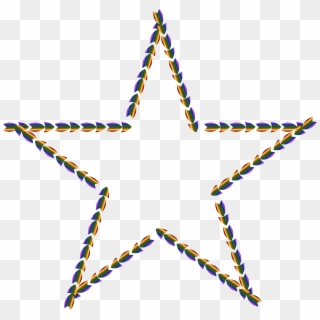 This Free Icons Png Design Of Colorful Direction Star - Calligram, Transparent Png