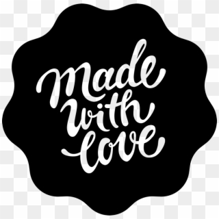 Made With Love In Calligraphy Wax Seal Ⓒ - Made With Love Png, Transparent Png