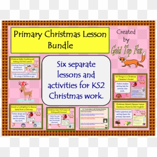 Christmas Story Worksheet Ks2 With Primary Lesson Bundle - English Christmas Class, HD Png Download