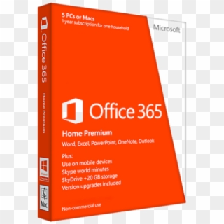 Ms Microsoft Office 365 Home Premium 5 Pc - Office 2016 Home Premium, HD Png Download