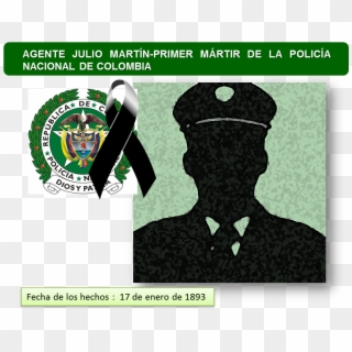 Agente Julio Martín, Primer Mártir De La Policía Nacional - Policia Nacional, HD Png Download
