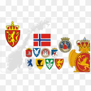 Norway Clipart Norwegian Flag - Norway Coat Of Arms, HD Png Download