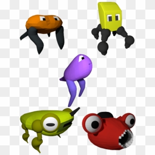 Some Of The In-game Creatures Include - Cartoon, HD Png Download