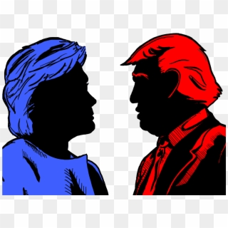 Trump Silhouette Png - Illustration, Transparent Png
