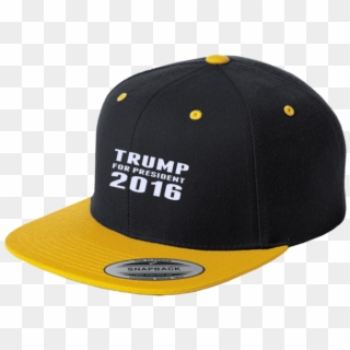 Trump 2016 Flat Bill High-profile Snapback Hat Tiberius - Baseball Cap, HD Png Download
