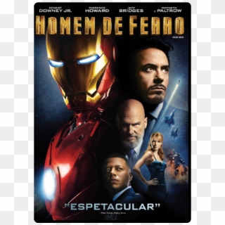 Dvd Homem De Ferro - Ironman 1 Movie Poster, HD Png Download