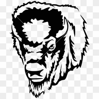 Image Download Buffalo Clipart Black And White - Buffalo Face Clip Art, HD Png Download