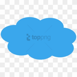 Unique Clouds Clipart Png Png Image With Transparent - Blue Cloud Vector Png, Png Download