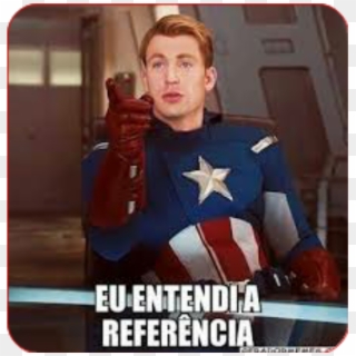 Capitanamerica Vingadores Meme Euentendiareferencia - Understood That Reference Memes, HD Png Download