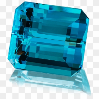 Deep Blue Santa Maria Aquamarine From Brazil In Emerald - Crystal, HD Png Download