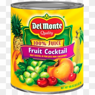 Del Monte® Fruit Cocktail In Pear Juice From Concentrate - Canned Fruit Cocktail, HD Png Download