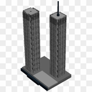 Twin Towers Png - Skyscraper, Transparent Png