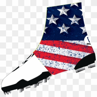 Usa Flag Png Image - Football Cleat Spat Template, Transparent Png