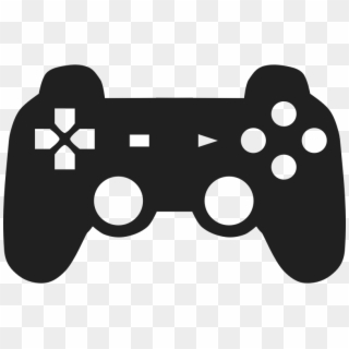 Joystick Clipart Ps4 - Playstation Controller Silhouette, HD Png Download