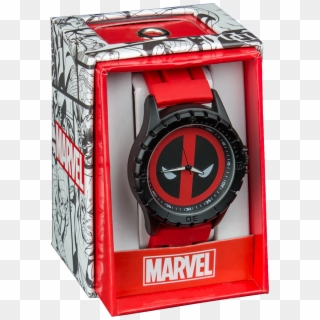 Logo Rubber Strap Watch - Marvel Comics, HD Png Download