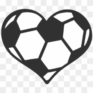 Free Png Download Soccer Ball Heart Png Images Background - Soccer Ball Heart Svg, Transparent Png