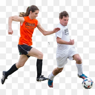 Coed Soccer Player, HD Png Download