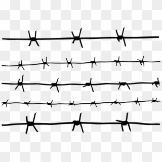 Free Png Barbwire Png Images Transparent - Barbed Wire Drawing Easy, Png Download