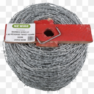 Nz Wire High Tensile Reverse Twist Barbed Wire 150mm - Barbed Wire, HD Png Download
