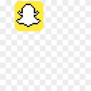 Snapchat Logo , Png Download - Minecraft Pixel Art Snapchat, Transparent Png