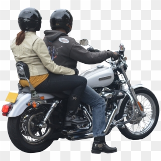 Motorcycle Transparent Png - Man On Motorcycle Png, Png Download
