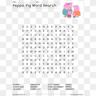 Peppa Pig Word Search Main Image - Google Maps Icons Vector, HD Png Download