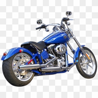 Blue Harley Davidson Motorcycle Bike Png Image - Blue Harley Davidson Motorcycle, Transparent Png