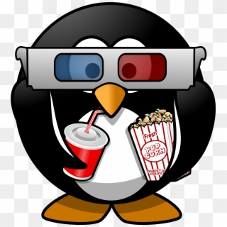 This Free Icons Png Design Of Cinema Penguin, Transparent Png