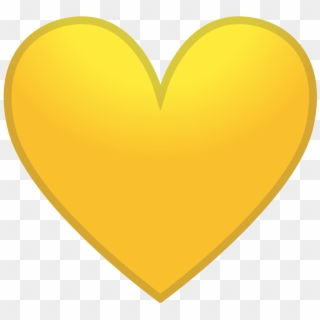 Yellow Heart Icon - Love Icon Yellow, HD Png Download