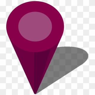 Location Map Pin Purple7 - Map Pin Png Purple, Transparent Png