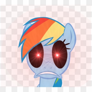 Ibanez78, Glowing Eyes, Possessed, Rainbow Dash, Safe - Lost The Game Meme Rainbow Dash, HD Png Download