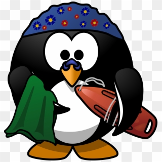 This Free Icons Png Design Of Swimmer Penguin, Transparent Png