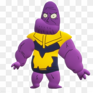 I Made Thanos On 3d Paint Please Dont Ban Me - Thanos Paint 3d, HD Png Download