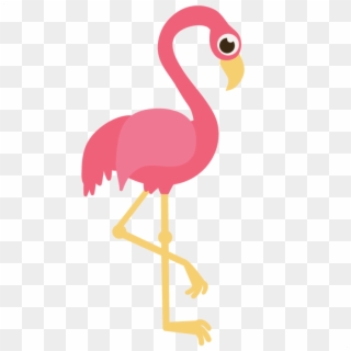 Flamingos Or Flamingoes Are A Type Of Wading Bird In - Flamingo Clip Art Png, Transparent Png