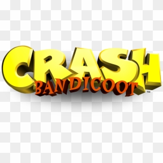[image] Low-res Official Crash Bandicoot Logo With - Crash Bandicoot Logo, HD Png Download