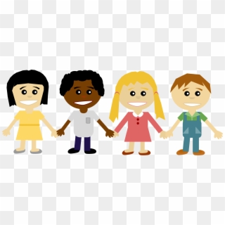 Children Holding Hands - Friends Holding Hands Clipart, HD Png Download