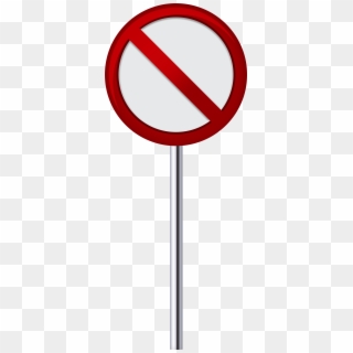No Entry Traffic Sign Png Clip Art - Sigaraya Hayır Okul Öncesi, Transparent Png