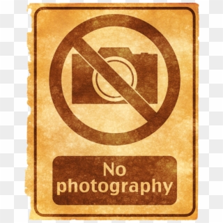 Download No Photography Grunge Sign Png Image - Maui Ocean Center, Transparent Png