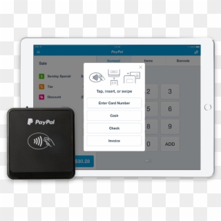 Paypal Chip And Tap Reader Guide - Paypal Chip And Tap Reader, HD Png Download