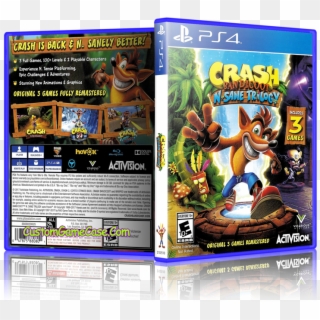 Crash Bandicoot N-sane Trilogy Custom Replacement Case - Crash Bandicoot N. Sane Trilogy, HD Png Download