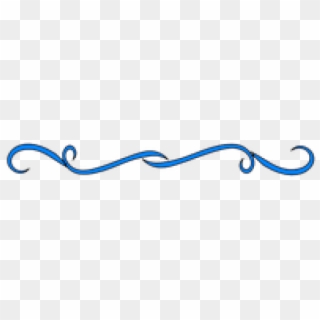 blue decorative lines clip art