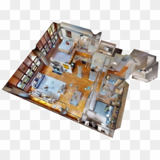 Dollhouse Example With Matterport's 3d Camera For Real - Floor Plan, HD Png Download