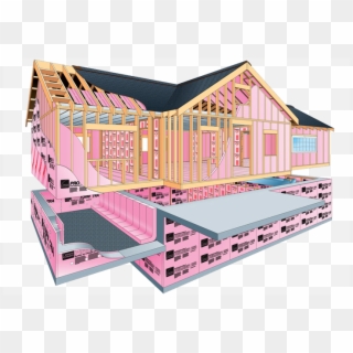 Owens Corning Residential Insulation - Dollhouse, HD Png Download