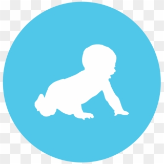 Baby Crawling Png - Logo Social Media Apps, Transparent Png