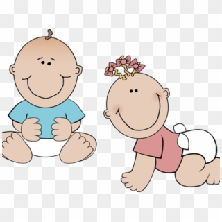 Babies Playing Cliparts - Baby Boy Clip Art, HD Png Download
