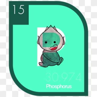 Phosphorus Periodic Table Periodic Table Of Elements - Cartoon, HD Png Download