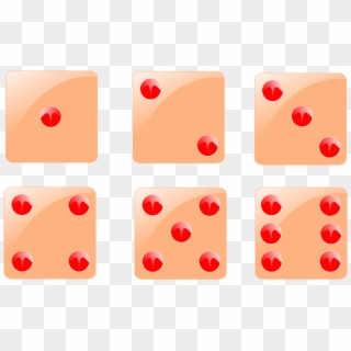Dice Computer Icons Game Diagram Download - Dice 1 To 6, HD Png Download