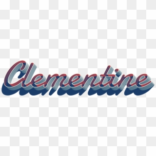 Clementine 3d Letter Png Name - Graphic Design, Transparent Png